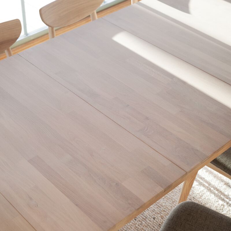 Rowico Home Gardner ruokapöydän jatkopala 50 cm valkoöljytty tammi